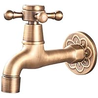 Mqokza Mop Pool Faucet - Faucet Single Handle Cold Faucet Water Faucet Water Tap for Kitchen Sink Bathroom Basin Bathtub
