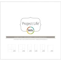 Project Life 96985 Photo Pocket Protector Page Protector-12 x 12-Big Variety 3 (60 Piece)