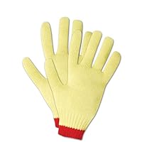 MAGID C590KVT-8 Cut Master Heavyweight Gloves with Reinforced Thumb Crotch, Made with DuPont Kevlar 1000, Yellow , Medium (Pack of 12)