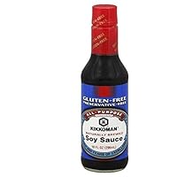 Kikkoman Soy Sauce, Gluten Free, 10 Ounce (Pack of 2)