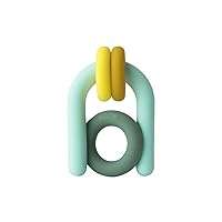 Boon Hoop Silicone Baby Teether - Baby Teething Toys for Infants - Soothing Teether for Babies - Ages 0 to 12 Months