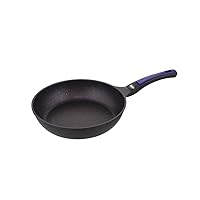 Bestco ND-5093 Volante Neo Purple Diamond Coat Frying Pan, 11.0 inches (28 cm), IH Compatible with Gas Fire