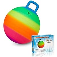 Hopping Ball for Kids, Bouncy Ball for Kids, Amazing Space Hopper Ball, Jumping Ball with Handle, 18 Inch Diameter, Kids Outdoor Toys…