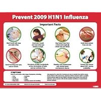 NMC National Marker Corp. PST114 H1N1 Virus Poster