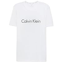 Calvin Klein Men's Logo Cotton T-Shirt (X-Large, White)