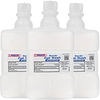 Rapid Care First Aid 66016 Sterile Isotonic Eye Wash Bottle 16 oz, FDA Compliant, Pack of 2