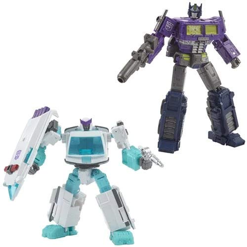 Action Figure 2 Pack Transformers Generations Select Shattered Glass Optimus Prime and Ratchet - Retail Exclusive