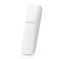 Tenda U18 USB WiFi Adapter, AX1800 WiFi 6 Adapter for PC, 802.11ax USB Wireless Adapter for Desktop Computer, Dual Band WiFi Dongle USB Computer Network Adapters with MU-MIMO, Windows 10/11 Only