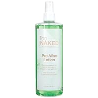 Too Naked Pre-Wax Lotion, Aloe Vera Infused, Removes Makeup, Oil and Dirt size 16.9 Ounces