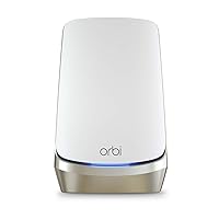Orbi Quad-Band WiFi 6E Router (RBRE960), 10Gbps Speed, Coverage up to 3,000 sq. ft, 200 Devices, 10 Gig Internet Port, Expandable to Create A Mesh System, AXE11000 802.11ax