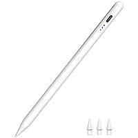Stylus Pen for iPad 2018-2023, Fast Charging Pencil (1st Generation) with Tilt Sensitivity & Palm Rejection, Magnetic Pen for iPad Air 3/4/5, iPad Mini 5/6, iPad 6/7/8/9/10, iPad Pro 11