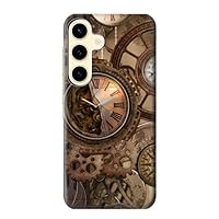 jjphonecase R3927 Compass Clock Gage Steampunk Case Cover for Samsung Galaxy S24
