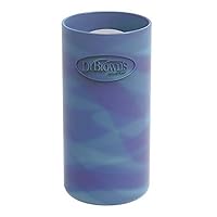 Dr. Brown's Natural Flow Options+ Glass Baby Bottle Sleeves,100% Silicone,8 oz,Narrow,Glow in the Dark