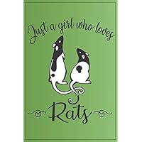 Rat Journal - Rat Notebook: with MORE RATS INSIDE! This 6x9 cute rat diary /adorable rat composition notebook has 121 lined pages for a fancy rat mom to write