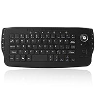 E30 2.4GHz Wireless Keyboard MINI 79 Keys Remote Control with Trackball Mouse Scroll Wheel for Smart Android TV BOX TV Notebook - (Color: Black) E30 2.4GHz Wireless Keyboard MINI 79 Keys Remote Control with Trackball Mouse Scroll Wheel for Smart Android TV BOX TV Notebook - (Color: Black)