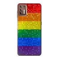 R2683 Rainbow LGBT Pride Flag Case Cover for Motorola Moto G9 Plus