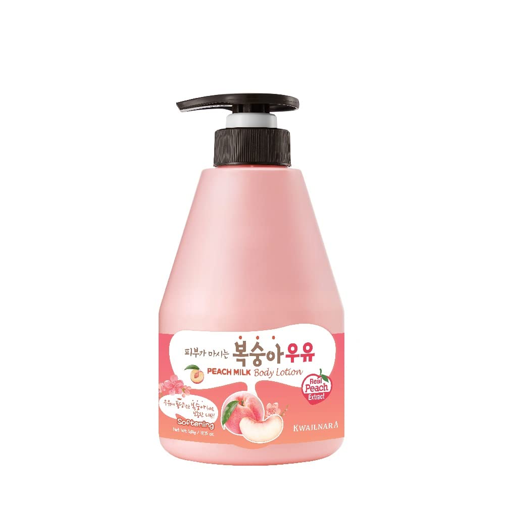 WELCOS KWAILNARA Peach Milk Body Cleanser 560 g / 19.75 oz.