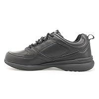 Propet Mens Life Walker Sport Walking Walking Sneakers Shoes - Black