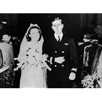 ConversationPrints GEORGE HW BARBARA BUSH WEDDING GLOSSY POSTER PICTURE PHOTO BANNER vintage