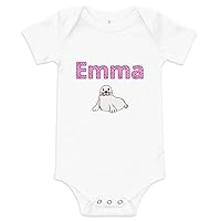 Emma Personalized Baby Short Sleeve One Piece