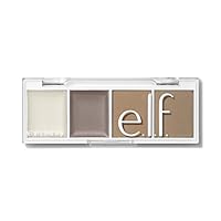 Bite-Size Brow, Mini Brow Quad with Ultra-Pigmented Waxes & Powders, Eyebrow Grooming & Makeup Kit, Taupe, 0.14 Oz