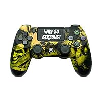 AimControllers PS4 Custom Wireless Controller, Playstation 4 Personalized Gamepad with 4 Paddles - Green Joker