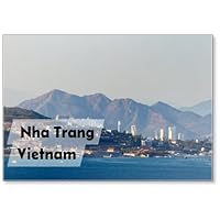 Panoramic View of Nha Trang Coastal City in Vietnam. Fridge Magnet