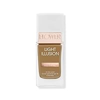 BEAUTY By Drew Barrymore Light Illusion SPF Foundation - Blendable + Buildable - Natural Finish - Lightweight Formula (Nutmeg)