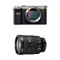 Sony Alpha 7C Full-Frame Mirrorless Camera - Silver with Sony - FE 24-105mm F4 G OSS Standard Zoom Lens (SEL24105G/2)
