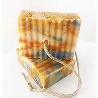 Pack of 3 - Monkey Farts Cold Process Soap on a Rope, Handmade Bar Soap by Rope Soap Co. (Pack of 3)