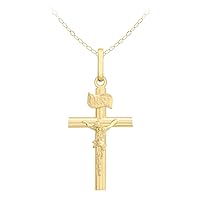 Carissima Gold Women's Necklace with Pendant 9 Carat (375) Gold Crucifix