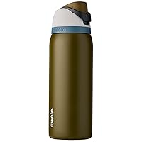 Owala FreeSip Insulated Stainless Steel Water Bottle with Straw, BPA-Free Sports Water Bottle, Great for Travel, 32 Oz, Forrestry