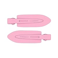2Pcs/lot Beauty Seamless Hairpin Professional Styling Hairdressing Makeup Tools Hair Clips For Women Girls Hair Accessories (Color : Pink)
