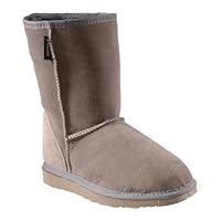 Koolaburra Unisex Short Classic Boot,Grey,Men's 4 M/Women's 5 M