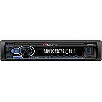 Nakamichi NQ511B Bluetooth Car Digital Single DIN In Dash Media MP3 Player Stereo Receiver with Built-in Bluetooth Hands-Free Calling Music Streaming USB AUX Inputs
