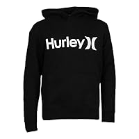 Hurley Big Boys' One and Only Surf Check Pullover, Black/White - Large