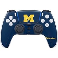Skinit Decal Gaming Skin Compatible with PS5 Controller - Officially Licensed University of Michigan M Logo Bold Design