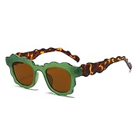 Fashion Irregular Square Jelly Color Sunglasses Women Clear Gradient Shades UV400 Men Trending Unique Sun Glasses