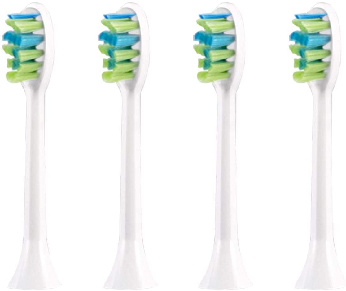 7am2m AM101/AM105 Electric Toothbrush Brush Heads x 4 for 7am2m Electric Toothbrush ONLY(White)
