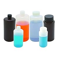 301605-0001 30mL / 1oz, Plastic (HDPE) Wide Mouth Lab Sample Bottle (Pack Of 12)