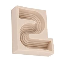 Candle Mould 3D Geometric Shape Wax Craft Making Silicone Mold for DIY Scented Candle Soap Style1, Candle Mould