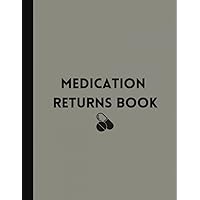 Medication Return Book - For Use Within Care Homes And Supported Living Services For Safe Return And Disposal Of Medications And Expired Drugs