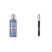 Oil-Free Liquid Eye Makeup Remover, Residue-Free & Healthy Lengths Mascara for Stronger, Longer Lashes, Clump-, Smudge- and Flake-Free Mascara with Olive Oil, Vitamin E and Rice Protein