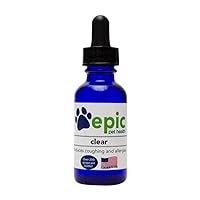 Clear - Reduces Allergies and Coughing Natural Electrolyte Supplement for Healthy Immune System in All Animals Works Quickly Easy to Use Flavorless Spray (2 oz Dropper)