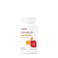 GNC Melatonin 3 mg - 60 Tablets (60 Servings)