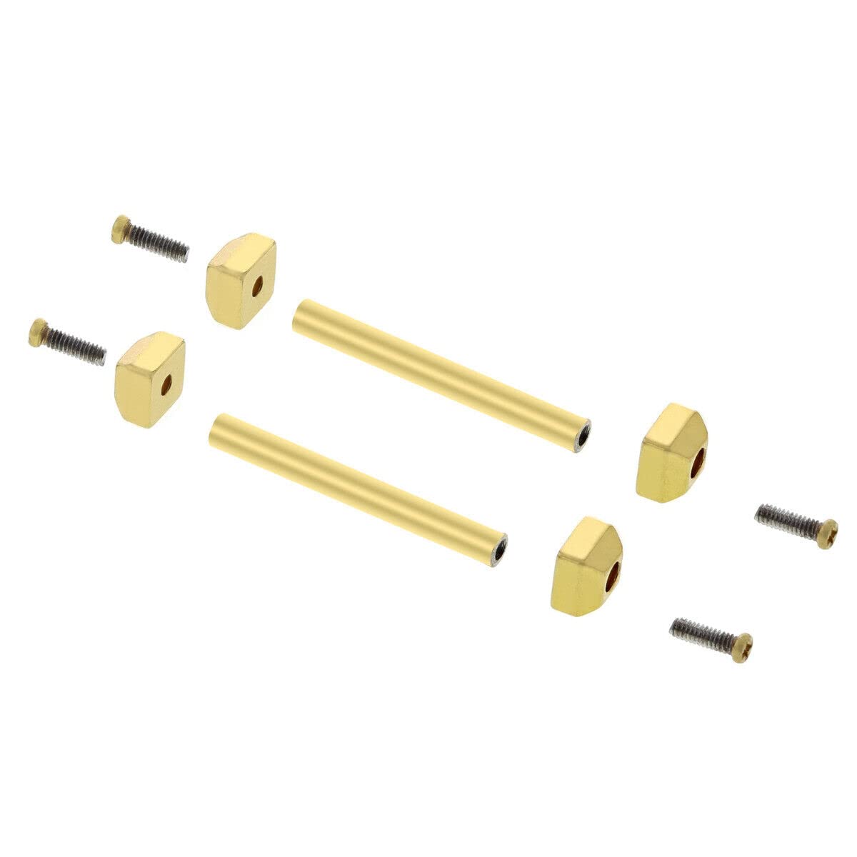 Ewatchparts SCREW TUBES PIN FIT CARTIER PASHA BAND STRAP BAND BRACELET LUG COMPATIBLE WITH 20MM GOLD