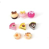 AirAds Dollhouse 1:12 Scale Dollhouse Miniatures Cakes Assorted Cakes Store Decoration (Lot 8)