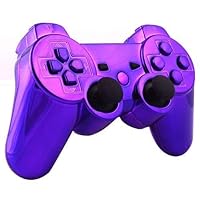 OSTENT Full Controller Shell Case Housing Button Kit for Sony PS3 Bluetooth Controller Color Purple