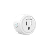 Mini Plug, Wi-Fi Outlet Socket Compatible with Alexa and Google Home, Remote Control with Timer Function, No Hub Required, ETL FCC Listed (1 Pack), White