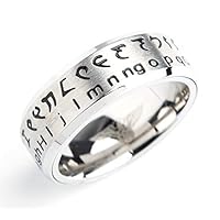 Klingon Translator Ring Silver Size 08